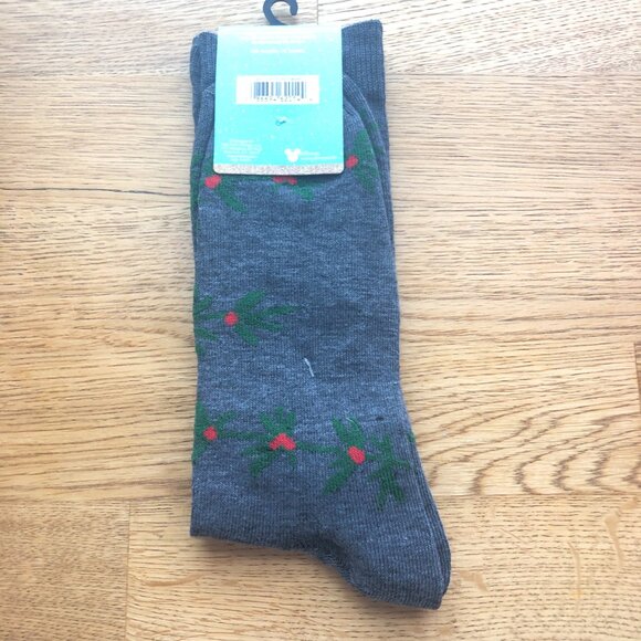Disney Christmas Mickey Mouse Socks Stocking Stuffer NWT - Picture 4 of 5